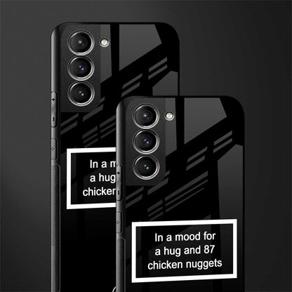 87 chicken nuggets black edition glass case for samsung galaxy s22 plus 5g image-2