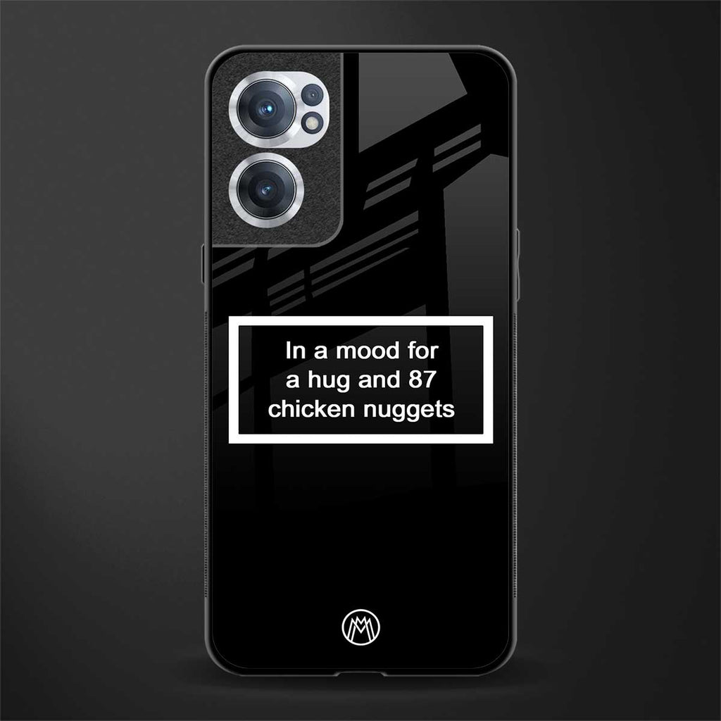 87 chicken nuggets black edition glass case for oneplus nord ce 2 5g image