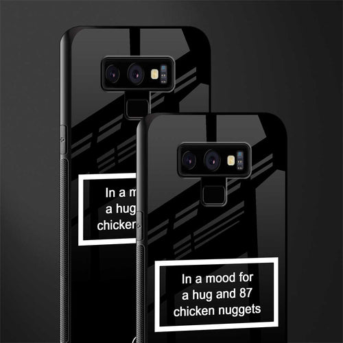 87 chicken nuggets black edition glass case for samsung galaxy note 9 image-2
