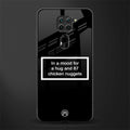 87 chicken nuggets black edition glass case for redmi note 9 image
