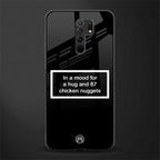87 chicken nuggets black edition glass case for redmi 9 prime image