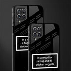 87 chicken nuggets black edition glass case for samsung galaxy a42 5g image-2