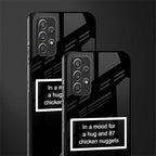 87 chicken nuggets black edition glass case for samsung galaxy a32 4g image-2