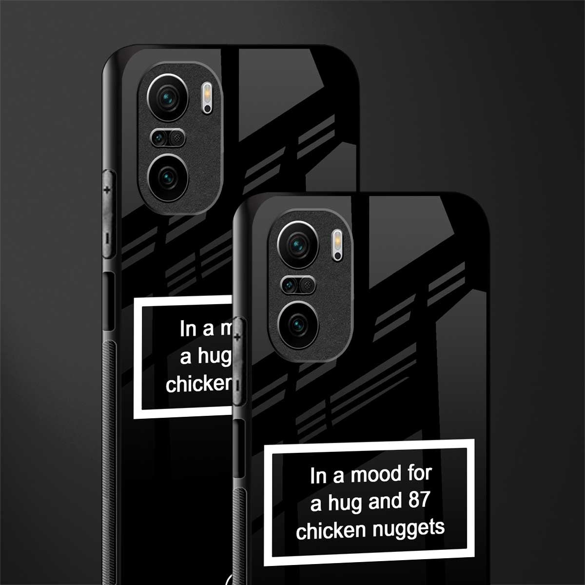 87 chicken nuggets black edition glass case for mi 11x 5g image-2
