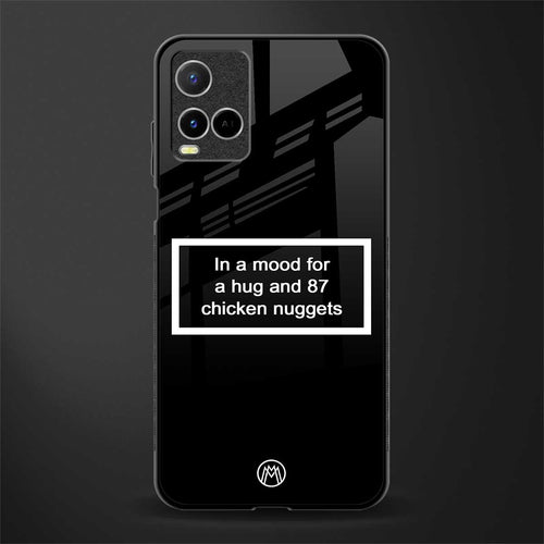 87 chicken nuggets black edition glass case for vivo y21t image