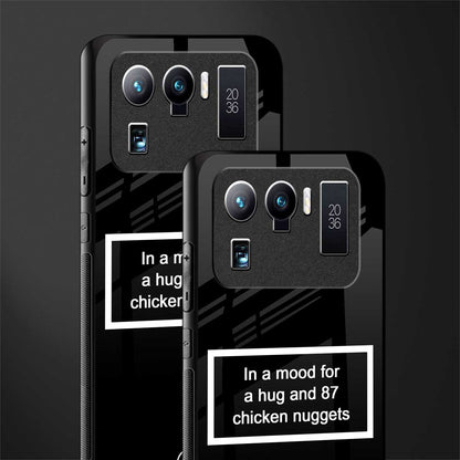 87 chicken nuggets black edition glass case for mi 11 ultra 5g image-2