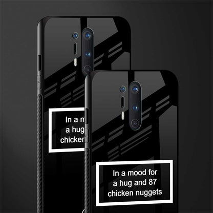87 chicken nuggets black edition glass case for oneplus 8 pro image-2