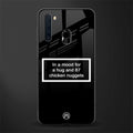 87 chicken nuggets black edition glass case for samsung a21 image
