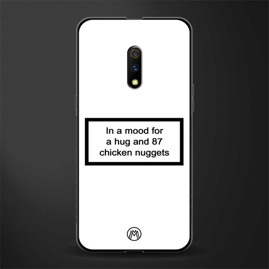87 chicken nuggets white edition glass case for oppo k3 image