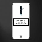 87 chicken nuggets white edition glass case for oppo reno 2z image