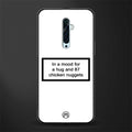 87 chicken nuggets white edition glass case for oppo reno 2f image