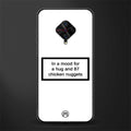 87 chicken nuggets white edition glass case for vivo s1 pro image