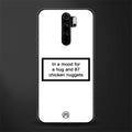 87 chicken nuggets white edition glass case for redmi note 8 pro image