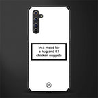 87 chicken nuggets white edition glass case for realme 6i image