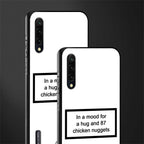 87 chicken nuggets white edition glass case for mi a3 redmi a3 image-2