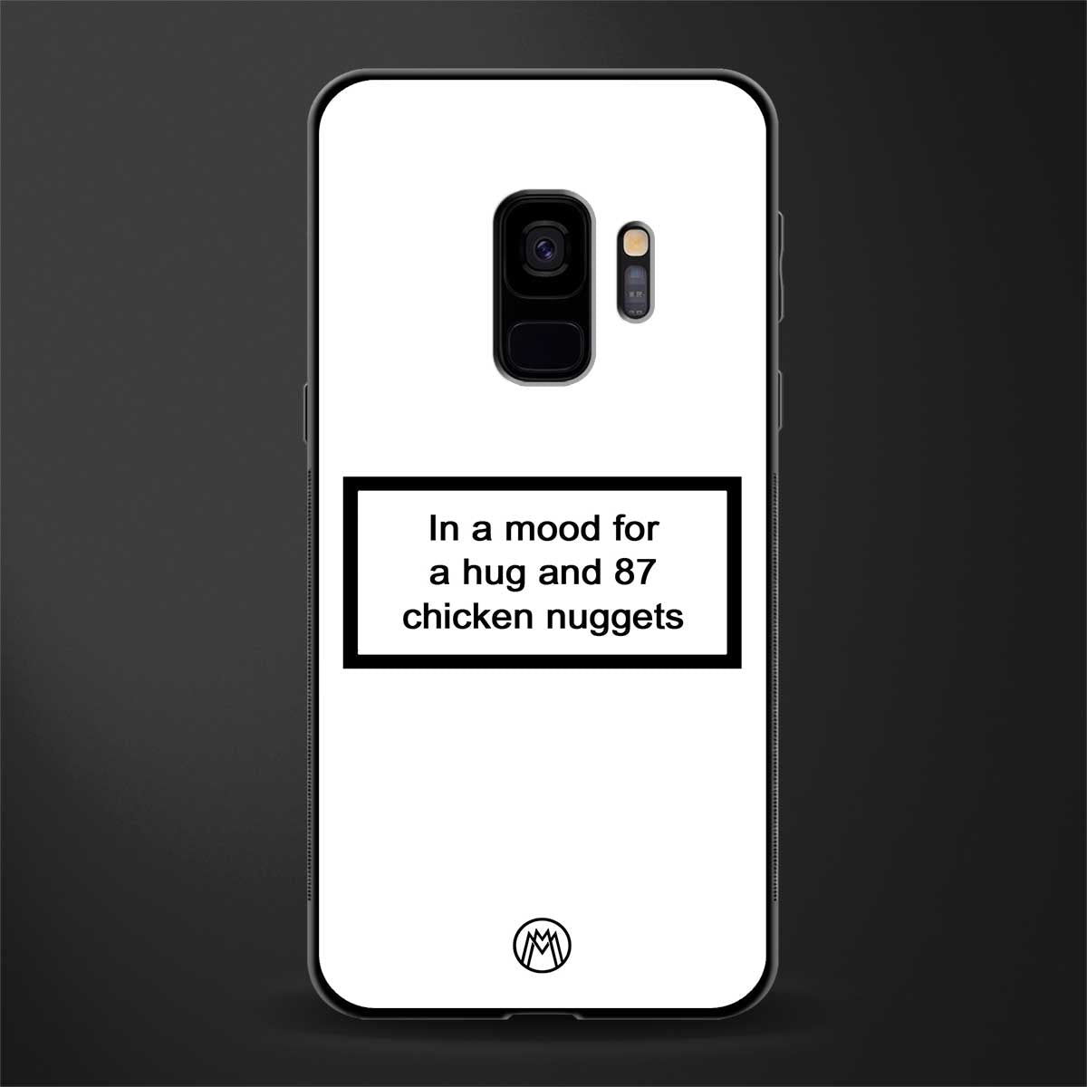 87 chicken nuggets white edition glass case for samsung galaxy s9 image
