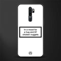 87 chicken nuggets white edition glass case for oppo a9 2020 image