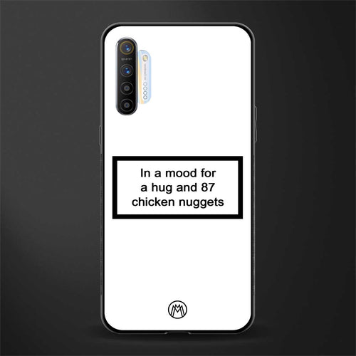 87 chicken nuggets white edition glass case for realme x2 image