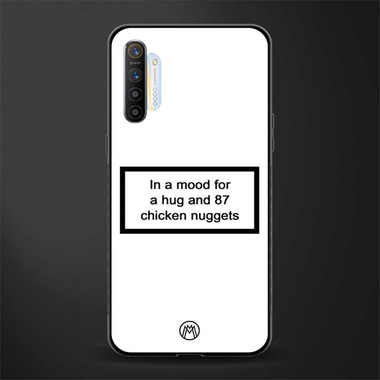 87 chicken nuggets white edition glass case for realme x2 image