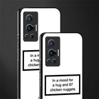 87 chicken nuggets white edition glass case for vivo x70 pro image-2