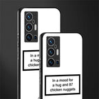 87 chicken nuggets white edition glass case for vivo x70 pro plus image-2