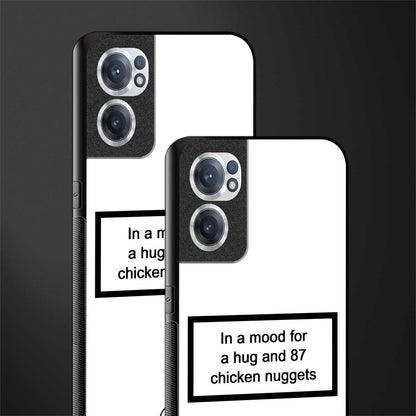 87 chicken nuggets white edition glass case for oneplus nord ce 2 5g image-2
