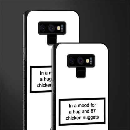 87 chicken nuggets white edition glass case for samsung galaxy note 9 image-2