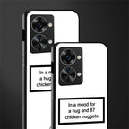 87 chicken nuggets white edition glass case for phone case | glass case for oneplus nord 2t 5g