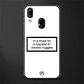 87 chicken nuggets white edition glass case for vivo y95 image