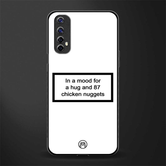 87 chicken nuggets white edition glass case for realme narzo 20 pro image