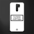 87 chicken nuggets white edition glass case for poco m2 image