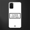 87 chicken nuggets white edition glass case for samsung galaxy s20 plus image