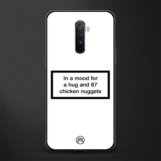 87 chicken nuggets white edition glass case for realme x2 pro image