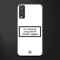 87 chicken nuggets white edition glass case for vivo y20svivo y20avivo y20g image