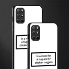 87 chicken nuggets white edition glass case for oneplus 8t image-2