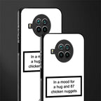 87 chicken nuggets white edition glass case for mi 10i image-2