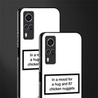 87 chicken nuggets white edition glass case for vivo y51 image-2