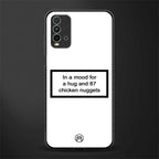 87 chicken nuggets white edition glass case for redmi 9 power image