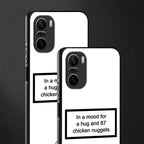 87 chicken nuggets white edition glass case for mi 11x 5g image-2