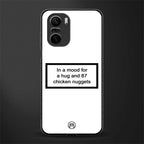 87 chicken nuggets white edition glass case for mi 11x 5g image