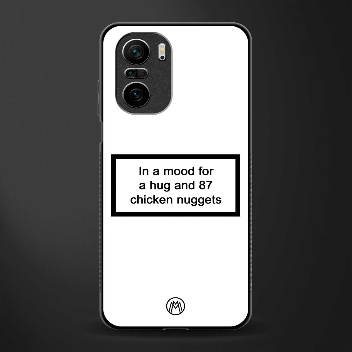 87 chicken nuggets white edition glass case for mi 11x 5g image