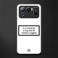 87 chicken nuggets white edition glass case for mi 11 ultra 5g image