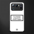 87 chicken nuggets white edition glass case for mi 11 ultra 5g image