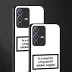 87 chicken nuggets white edition glass case for vivo v23 pro 5g image-2