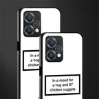 87 chicken nuggets white edition back phone cover | glass case for oneplus nord ce 2 lite 5g