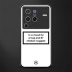87 chicken nuggets white edition glass case for vivo x80 pro 5g image