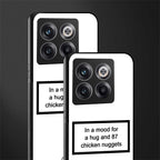 87 chicken nuggets white edition back phone cover | glass case for oneplus 10t