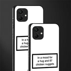 87 chicken nuggets white edition back phone cover | glass case for samsung galaxy a04