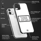 87 chicken nuggets white edition glass case for vivo v23 pro 5g image-4