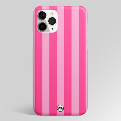 Blush Pink Stripes Matte Case Phone Cover